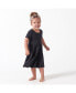 ფოტო #3 პროდუქტის Baby Girls Baby Ocean Teal Short Sleeve Twirl Dress