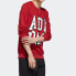 Фото #4 товара Толстовка мужская adidas neo с крупным логотипом, модель EI6271, красная