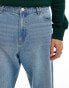 Фото #4 товара ADPT baggy fit jeans in light blue wash