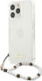 Guess Guess GUHCP13LKPSWH iPhone 13 Pro / 13 6,1" Transparent hardcase White Pearl