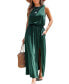 Women's Green Sleeveless Maxi Beach Dress