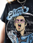 Фото #4 товара Reclaimed Vintage unisex Elton John licensed t-shirt in black