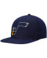 ფოტო #3 პროდუქტის Men's Navy Utah Jazz Ground 2.0 Snapback Hat