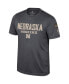 Фото #3 товара Men's Charcoal Nebraska Huskers OHT Military-Inspired Appreciation T-shirt