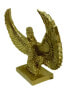 Skulptur Frau mit Flügel Gold