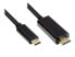 Фото #1 товара Разъем GOOD CONNECTIONS HDMI Type A (Standard) - USB Type-C - Male - Male - Straight GC-M0100 - 1 м