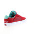 Lakai Atlantic Vulc Chocolate Mens Red Suede Skate Inspired Sneakers Shoes