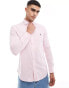 Фото #1 товара Polo Ralph Lauren icon logo estate collar jersey shirt in pink