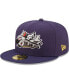 Фото #2 товара Men's Navy Spokane Indians Authentic Collection 59FIFTY Fitted Hat