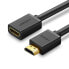 Фото #1 товара Przedłużacz przejściówka kabla HDMI 2.0 4K 1m czarny