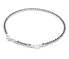 Stylish silver bracelet with pendant ring Storie RZB042