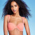 Фото #3 товара Women's Light Lift Shoulder Cap Straps Bikini Top - Shade & Shore Coral Pink 36D