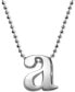 Фото #2 товара Alex Woo little Letter by Initial Pendant Necklace in Sterling Silver