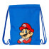 Фото #1 товара Сумка-рюкзак на веревках Super Mario Play Синий Красный 26 x 34 x 1 cm