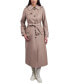 ფოტო #1 პროდუქტის Women's Single-Breasted Hooded Maxi Trench Coat