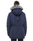 Men's Parka Jacket with Detachable Trim