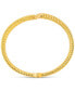 Фото #3 товара Polished Fancy Bypass Bangle Bracelet in 14k Gold