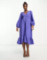 Фото #8 товара Nobody's Child Ammie midi dress in periwinkle blue