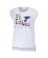 Фото #3 товара Women's White St. Louis Blues Greetings From Muscle T-shirt