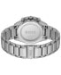 ფოტო #3 პროდუქტის HUGO BOSS Men's Cloud Quartz Chronograph Silver-Tone Stainless Steel Watch 43mm