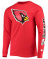 Фото #3 товара Men's Cardinal Arizona Cardinals Halftime Long Sleeve T-shirt