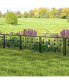 Фото #2 товара Decorative Garden Fence with 8 Panels Outdoor Animal Barrier Landscape Border