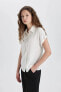 Kadın Gömlek Kırık Beyaz N7819az/wt32