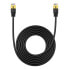 Фото #1 товара Szybki cienki kabel sieciowy RJ45 cat. 7 10Gbps 5m czarny