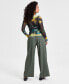 Фото #4 товара Petite Wide-Leg Pants, Created for Macy's