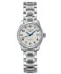 ფოტო #1 პროდუქტის Women's Swiss Automatic Master Stainless Steel Bracelet Watch 26mm L21284786