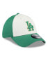 Фото #4 товара Men's White, Green Los Angeles Dodgers 2024 St. Patrick's Day 39THIRTY Flex Fit Hat