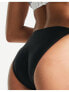 Фото #2 товара Ivory Rose mix & match string tie up bikini bottom in black