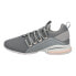 Puma Axelion Mesh Lace Up Womens Grey Sneakers Casual Shoes 19409302