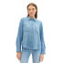 TOM TAILOR 1041221 Denim Look Blouse Синий, 46 - фото #1