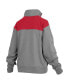 Women's Gray Nebraska Huskers Avon Fleece Quarter-Zip Jacket