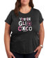 Air Waves Trendy Plus Size Mean Girls Graphic T-shirt
