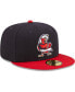 ფოტო #3 პროდუქტის Men's Navy Springfield Cardinals Authentic Collection 59FIFTY Fitted Hat