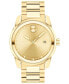 Men's Swiss Bold Verso Gold Ion-Plated Steel Bracelet Watch 42mm