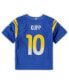 ფოტო #2 პროდუქტის Infant Boys and Girls Cooper Kupp Royal Los Angeles Rams Game Jersey