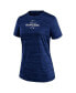 ფოტო #3 პროდუქტის Women's Royal Texas Rangers Authentic Collection Velocity Performance T-shirt
