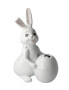 Figur Hase mit Vase Snow White - Spring