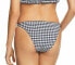 Tory Burch 262775 Women's Gingham Hipster Bikini Bottom Size Large