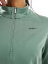 Фото #3 товара Puma Training Evolve 1/4 zip sweatshirt in light green