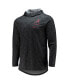 ფოტო #3 პროდუქტის Men's Black Alabama Crimson Tide Slub Space-Dye Performance Long Sleeve Hoodie T-shirt