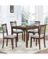 Фото #1 товара Elegant Solid Wood Dining Table with Spacious Tabletop and Sturdy Solid Wood Legs, Table Only