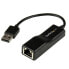 StarTech.com USB 2.0 to 10/100 Mbps Ethernet Network Adapter Dongle - Wired - USB - Ethernet - 200 Mbit/s - Black - фото #1