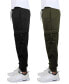 Фото #2 товара Men's Heavyweight Fleece-Lined Cargo Jogger Sweatpants, Pack of 2