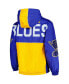 Ветровка мужская Mitchell & Ness Blue St. Louis Blues Team OG 2.0 Anorak Half-Zip Синий, L - фото #2