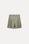 ZW COLLECTION BERMUDA SHORTS WITH DARTS