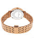 ფოტო #3 პროდუქტის Alexander Watch A201B-04, Ladies Quartz Small-Second Watch with Rose Gold Tone Stainless Steel Case on Rose Gold Tone Stainless Steel Bracelet